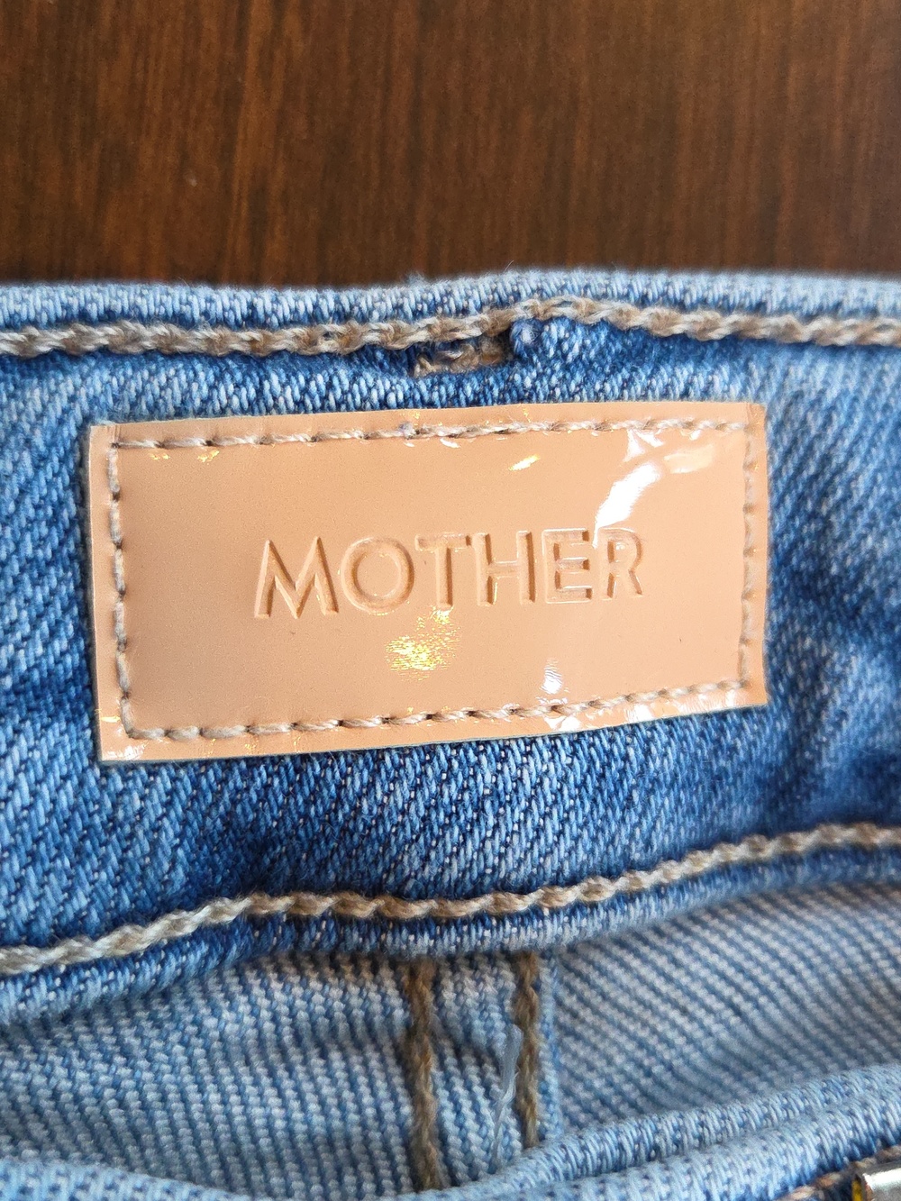 MOTHER Jeans The Runaway Fray High Rise Bootcut Monkey In The Middle Size 26 - Picture 10 of 15